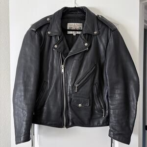 Open Road Leather Motorcycle Jacket Black Lace Side XL Biker Moto Baddie